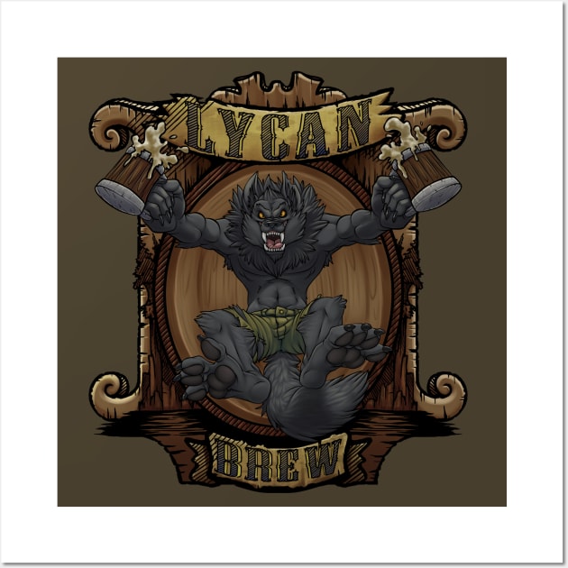 Lycan Brew Wall Art by Teaselbone